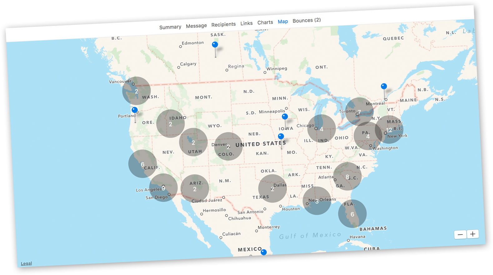 Apple Maps in Direct Mail